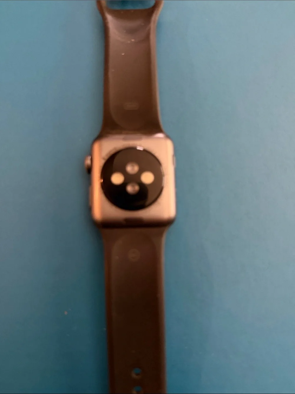 Apple Black Smartwatch with Black Sport Band